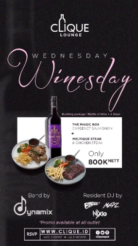 CLIQUE SPOT JAKARTA - WINESDAY