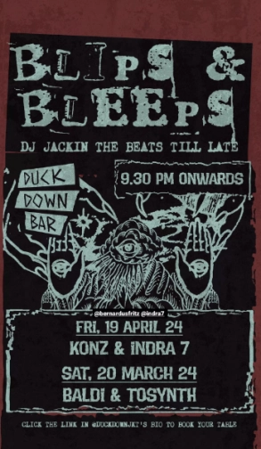 DUCK DOWN JAKARTA - BLIPS & BLEEPS