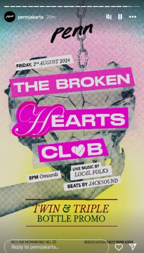 PENN KEBAYORAN BARU - THE BROKEN HEART CLUB