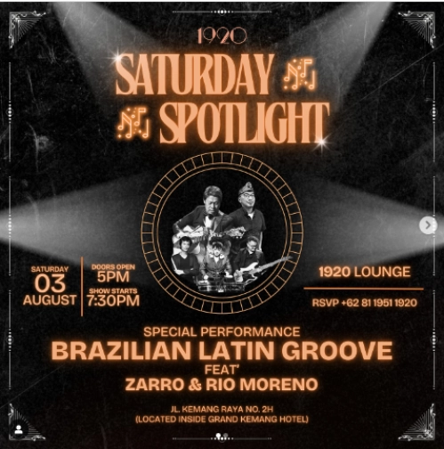 1920 LOUNGE JAKARTA - SATURDAY SPOTLIGHT