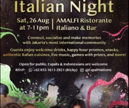 AMALFI JAKARTA  EXPAT ITALIAN NIGHT