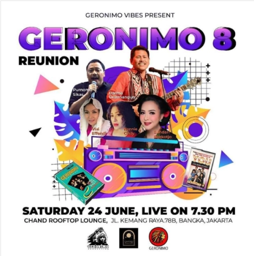 CHAND ROOFTOP LOUNGE JAKARTA - GERONIMO 8 REUNION