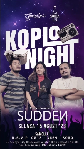 SAMOLLA CAFE & POOL JAKARTA - KOPLO NIGHT