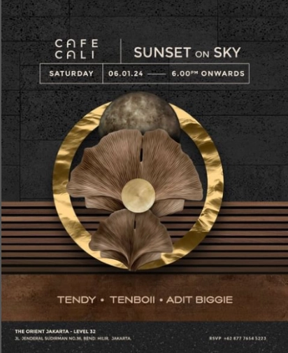 CAFE CALI JAKARTA - SUNSET ON SKY