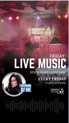 DUNGEON POOL LOUNGE JAKARTA - FRIDAY LIVE MUSIC