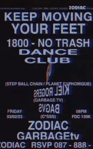 ZODIAC JAKATA - NO TRASH DANCE CLUB