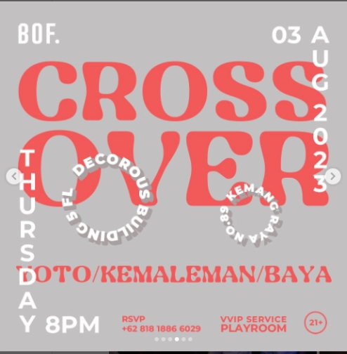 BACKROOM ON FIFTH JAKARTA - CROSS OVER