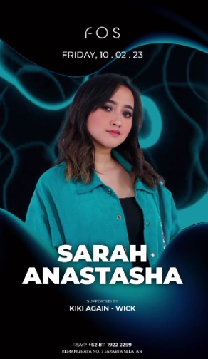 FOS JAKARTA - SARAH ANASTASHA