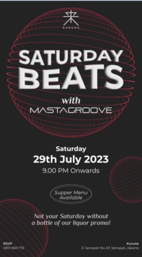 KURUNE JAKARTA - SATURDAY BEATS