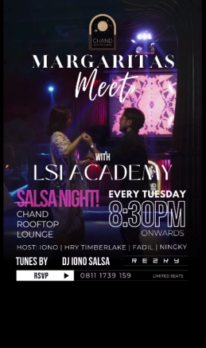 CHAND ROOFTOP LOUNGE JAKARTA - SALSA NIGHT