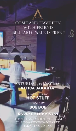 ATTICA JAKARTA - SATURDAY