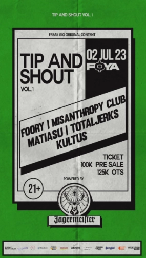 FOYA JAKARTA - TIP AND SHOUT VOL.1