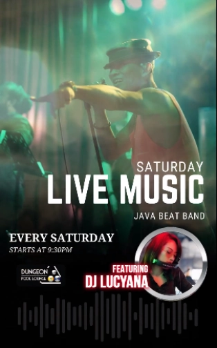 DUNGEON POOL LOUNGE JAKARTA - SATURDAY LIVE MUSIC