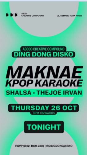 DING DONG DISCO JAKARTA - MAKNAE KPOP KARAOKE