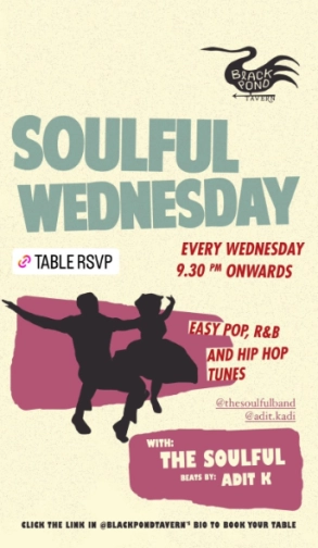 BLACK POND TAVERN JAKARTA - SOULFUL WEDNESDAY