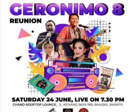 CHAND ROOFTOP LOUNGE JAKARTA  GERONIMO 8 REUNION