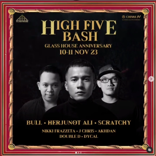 GLASS HOUSE JAKARTA - HIGH FIVE BASH