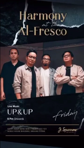 J.SPARROW JAKARTA - HARMONY at the AL-FRESCO