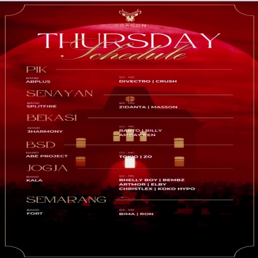 GOLD DRAGON BEKASI - THURSDAY