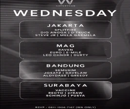 W SUPERCLUB GATSU JAKARTA  WEDNESDAY