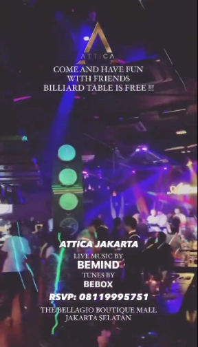 ATTICA JAKARTA - FRIDAY