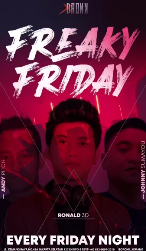 XDRONK JAKARTA - FREAKY FRIDAY