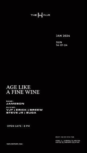 THE H CLUB SCBD JAKARTA - AGE LIKE A FINE WINE