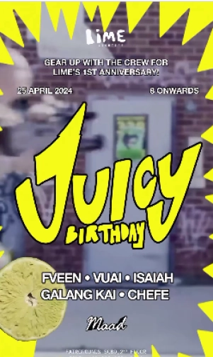 LIME LIGHTBAR SCBD - JUICY BIRTDAY