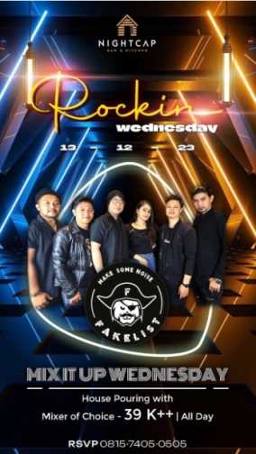 NIGHTCAP JAKARTA - ROCKIN WEDNESDAY