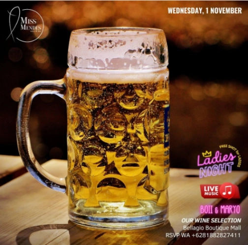 MISS MENDES RESTO JAKARTA - LADIES NIGHT