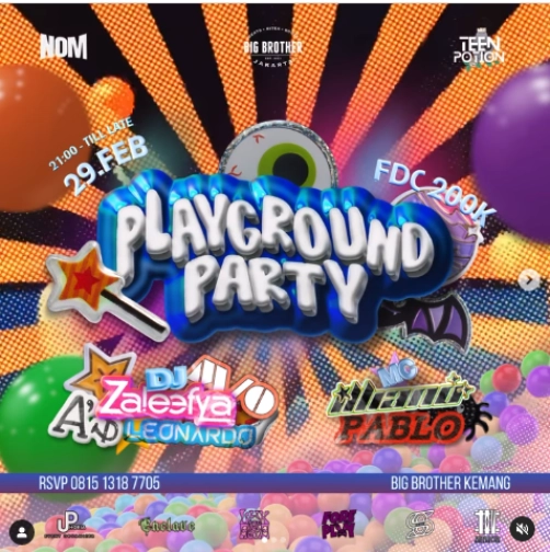 BIG BROTHER KEMANG - Playground Party