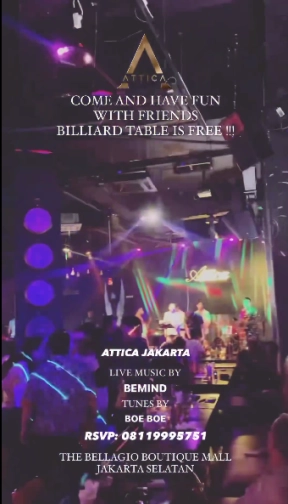 ATTICA JAKARTA - FRIDAY