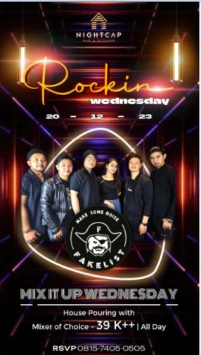 NIGHTCAP JAKARTA - ROCKIN WEDNESDAY