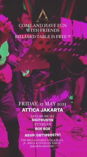 ATTICA JAKARTA - FRIDAY