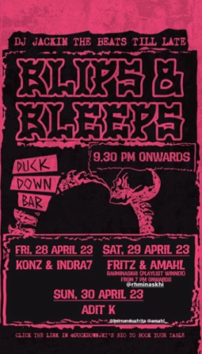 DUCK DOWN JAKARTA - BLIPS & BLEEPS