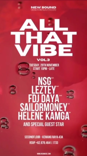 SECONDFLOOR BAR & LOUNGE JAKARTA - ALL THAT VIBE VOL3