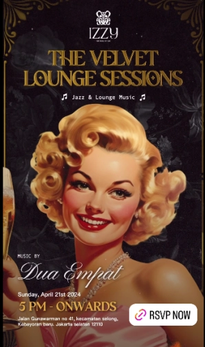 IZZY SOCIAL CLUB JAKARTA - THE VELVET LOUNGE SESSIONS