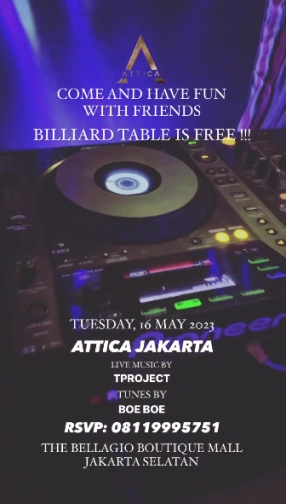 ATTICA JAKARTA - TUESDAY