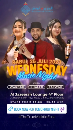 AL JAZEERAH LOUNGE JAKARTA - WEDNESDAY MUSIC NIGHT