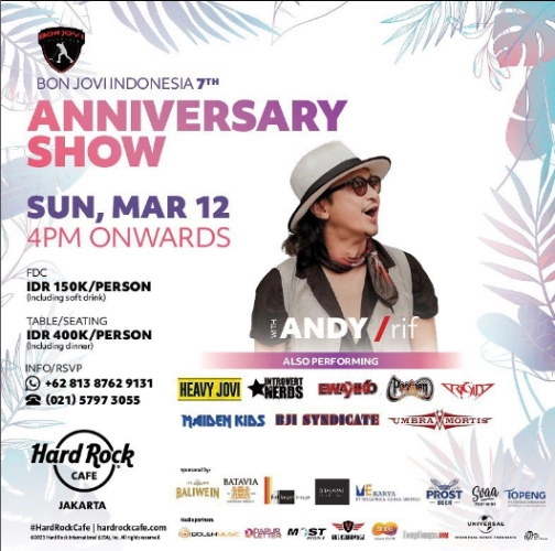 HARD ROCK CAFE JAKARTA - ANNIVERSARY SHOW