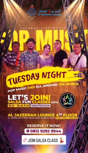 AL JAZEERAH LOUNGE JAKARTA - POP MUSIC