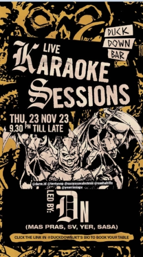 DUCK DOWN JAKARTA - LIVE KARAOKE SESSION