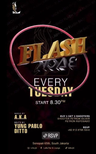 LUFRE BAR & LOUNGE SENOPATI - FLASH BACK