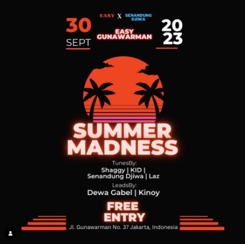 EASY JAKARTA - Summer with Madness