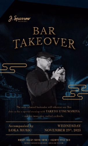 J.SPARROW JAKARTA - THE BAR TAKEOVER