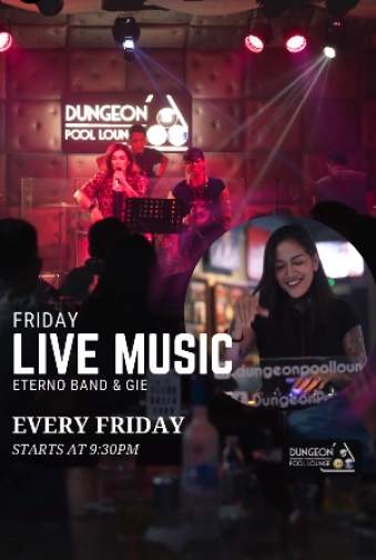 DUNGEON POOL LOUNGE JAKARTA - FRIDAY LIVE MUSIC