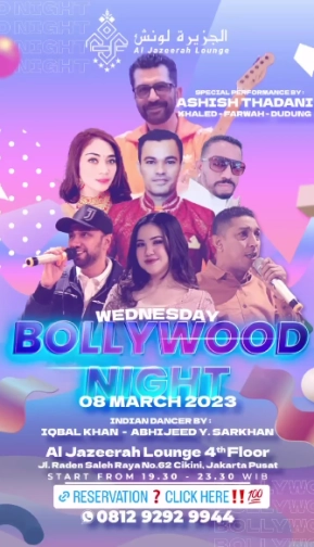 AL JAZEERAH LOUNGE JAKARTA - BOLLYWOOD NIGHT