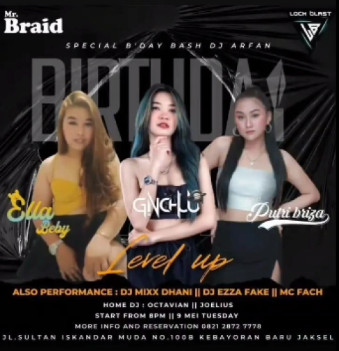 MR BRAID JAKARTA - LEVEL UP