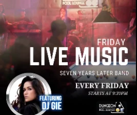 DUNGEON POOL LOUNGE JAKARTA  FRIDAY LIVE MUSIC