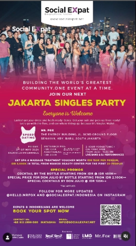 MR FOX JAKARTA - JAKARTA SINGLES PARTY